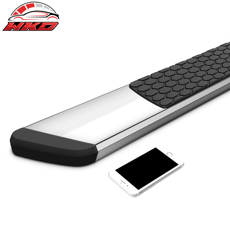 Fits 19-25 Ram 1500 Crew OE Style Chrome 5in Side Step Nerf Bars Running Boards