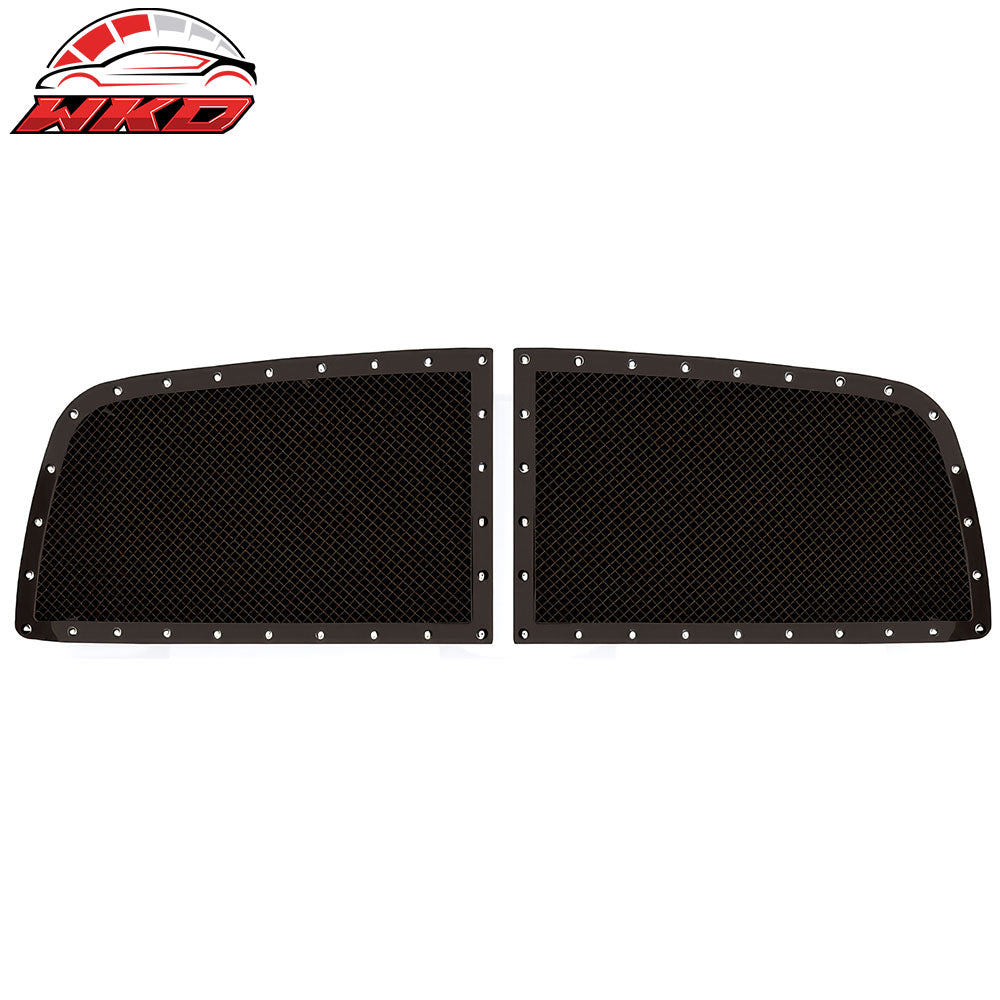 Wholesale 09-12 Dodge Ram 1500 Mesh Chrome Black Front Insert Grille Stainless Steel