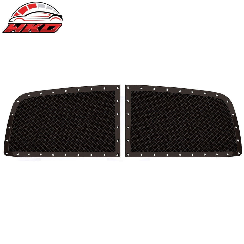 Wholesale 09-12 Dodge Ram 1500 Mesh Chrome Black Front Insert Grille Stainless Steel