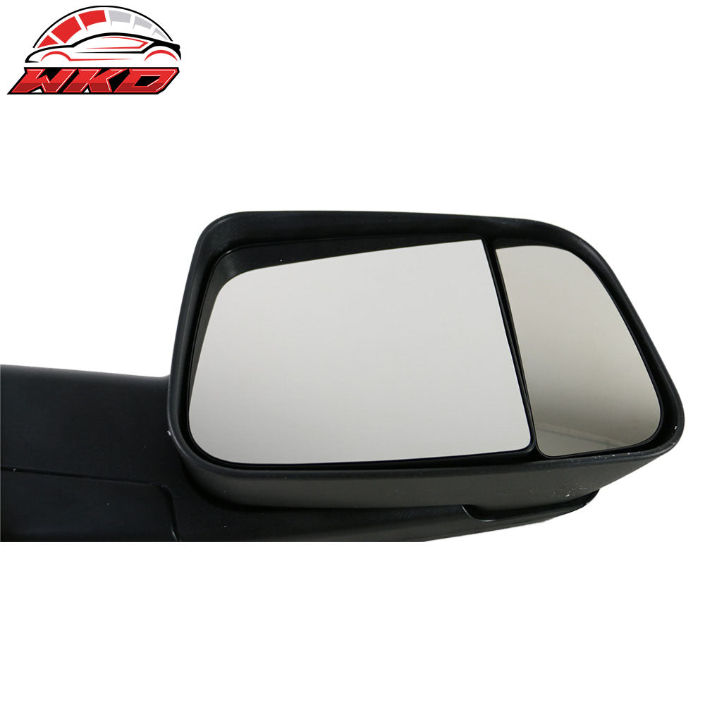 Fits 09-13 Dodge Ram 1500 2500 3500 2PCS Side Towing Mirrors Turn Signal Sensor