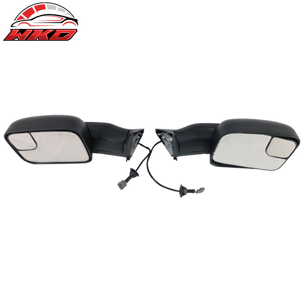 Fits 94-01 Ram 1500 94-02 Ram 2500 3500 Towing Side View Tow Mirrors Power 2PC