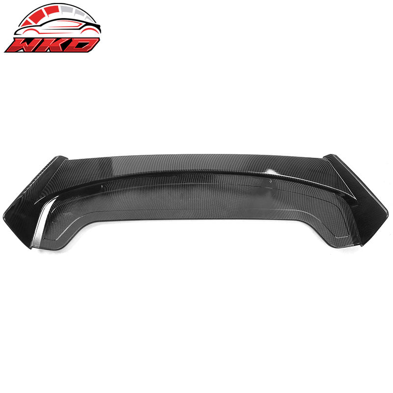 Fits 21-26 Dodge Durango IKON Style Rear Roof Spoiler Lip Carbon Fiber Print ABS