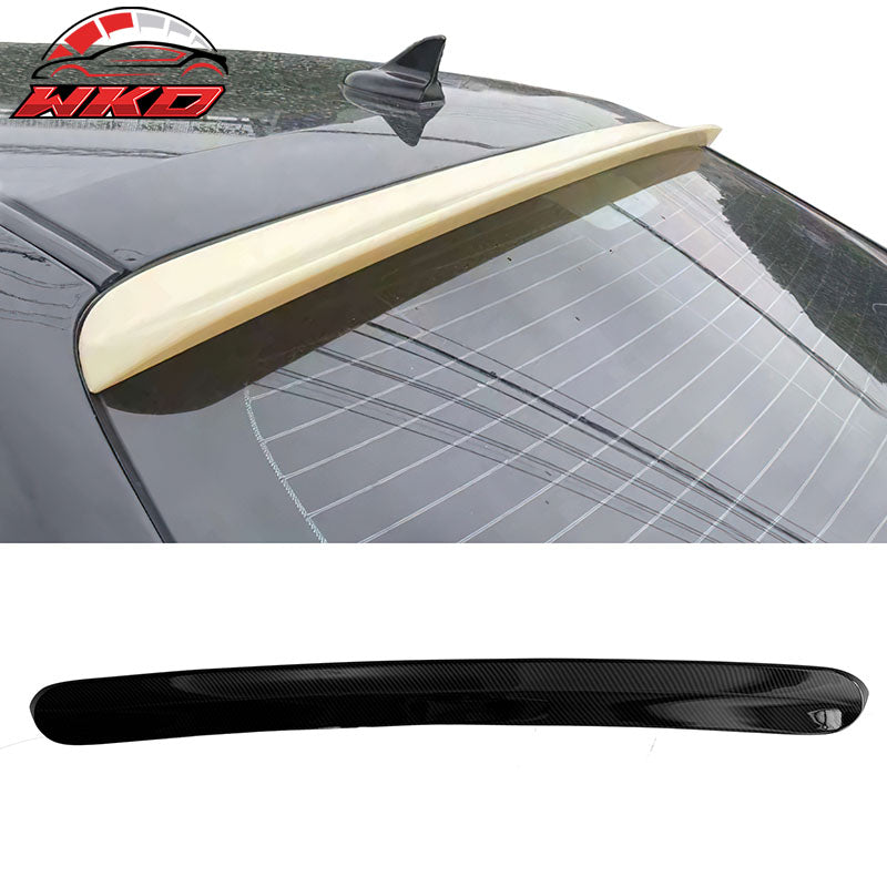 Fits 08-23 Dodge Challenger Rear Window Roof Spoiler Wing Carbon Fiber Print ABS