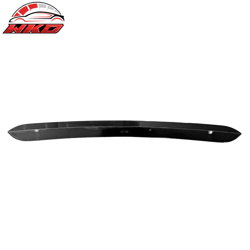 Fits 08-23 Dodge Challenger Rear Window Roof Spoiler Wing Carbon Fiber Print ABS