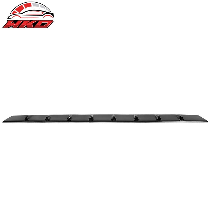 Fits 11-23 Dodge Charger IKON Shark Fin Roof Spoiler Vane Wing - Gloss Black