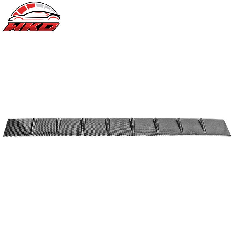 Fits 11-23 Dodge Charger IKON Shark Fin Roof Spoiler Wing - Carbon Fiber Print