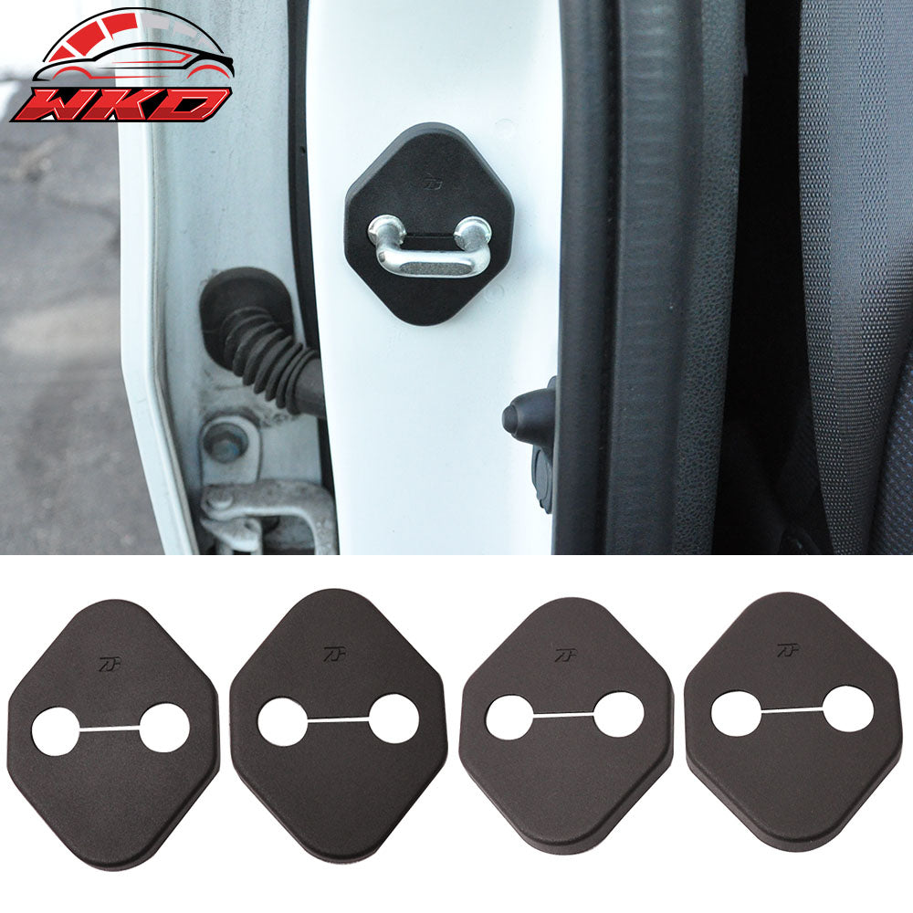 Honda Toyota Door Latch Striker Catch Bracket Cover Cap 4 PC - PP