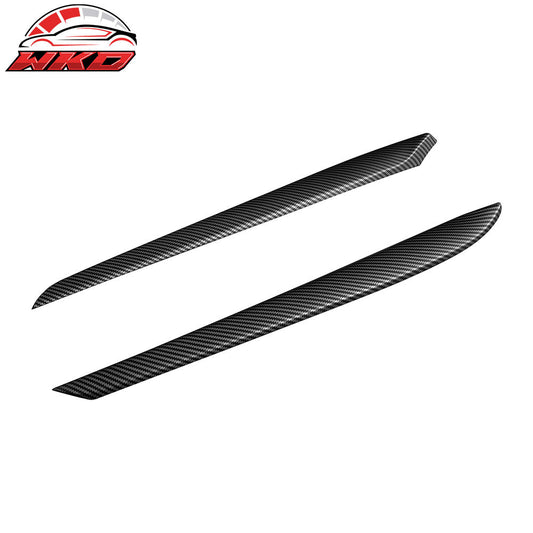 Wholesale For 21-23 Tesla Model 3 23 Y Front Door Panel Trim Matte Carbon Fiber Print 2PCS