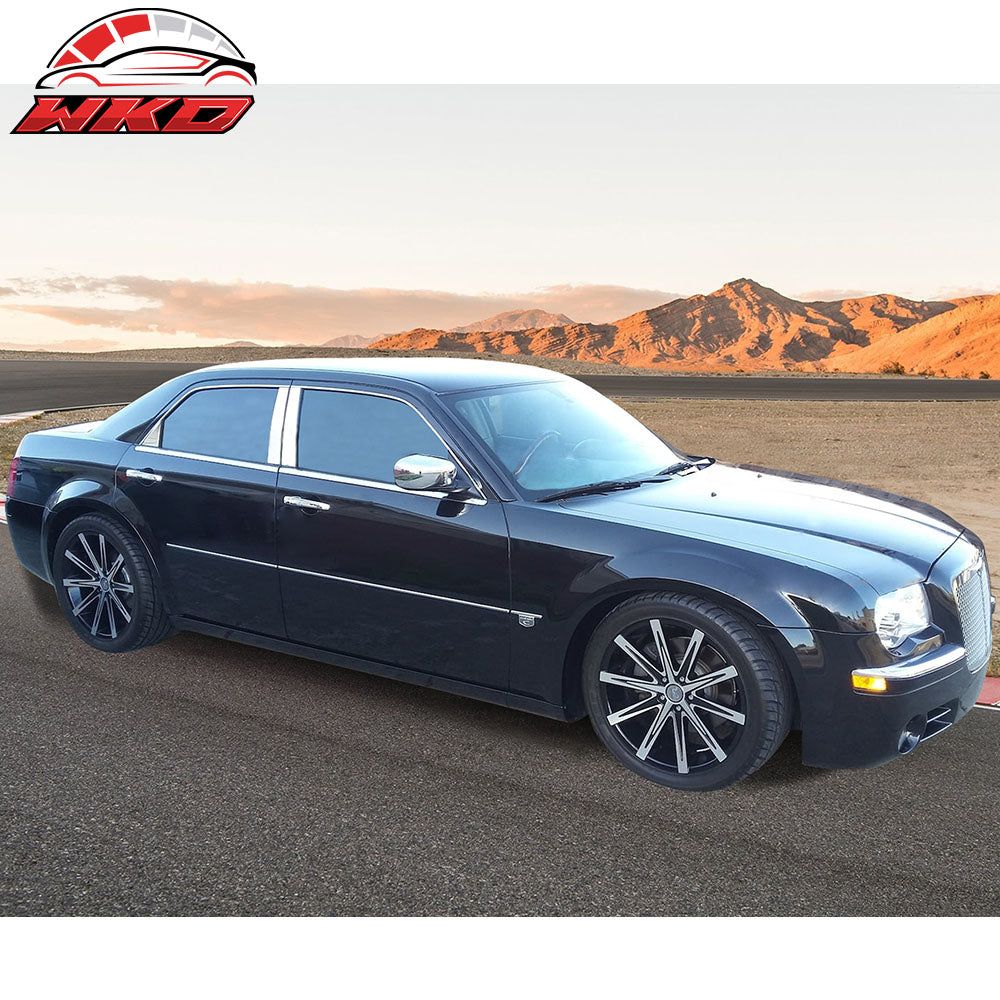 Fits 05-10 Chrysler 300/300C 05-08 Magnum Stainless Steel Door Pillar Trim Cover