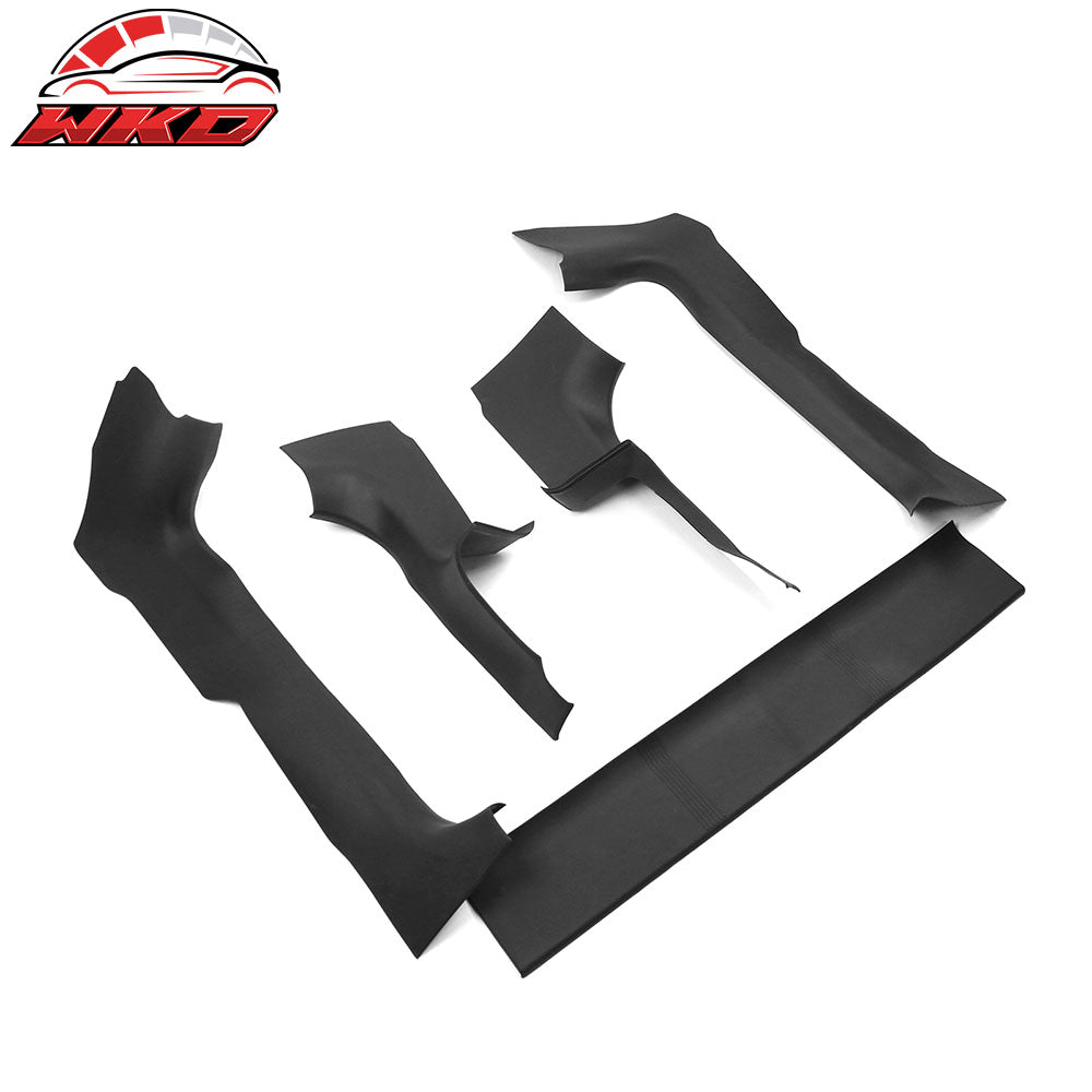 Fits 2024 Tesla Model 3 8PCS Door Sill Protector+Seat Kick Panel+Anti-Kick Cover