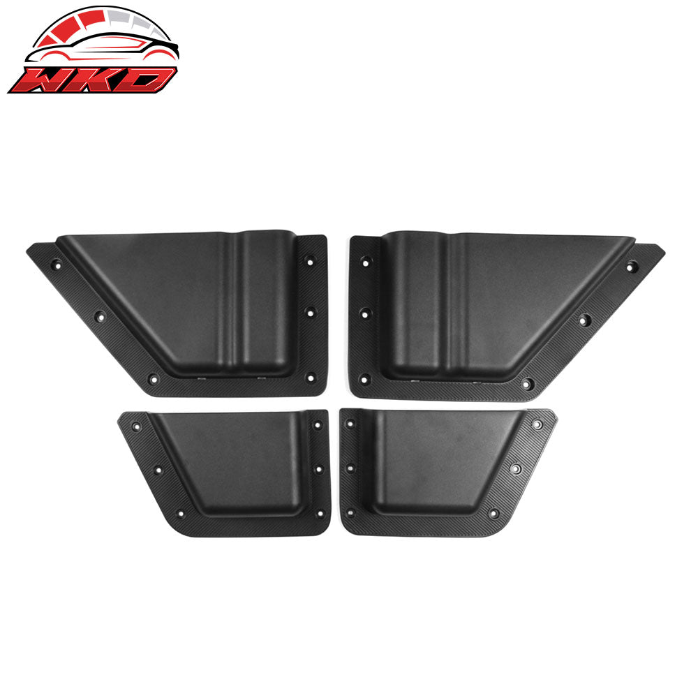 2021-25 Ford Bronco 4Dr Black Front & Rear Door Storage Pockets Box TPE + ABS | Wholesale
