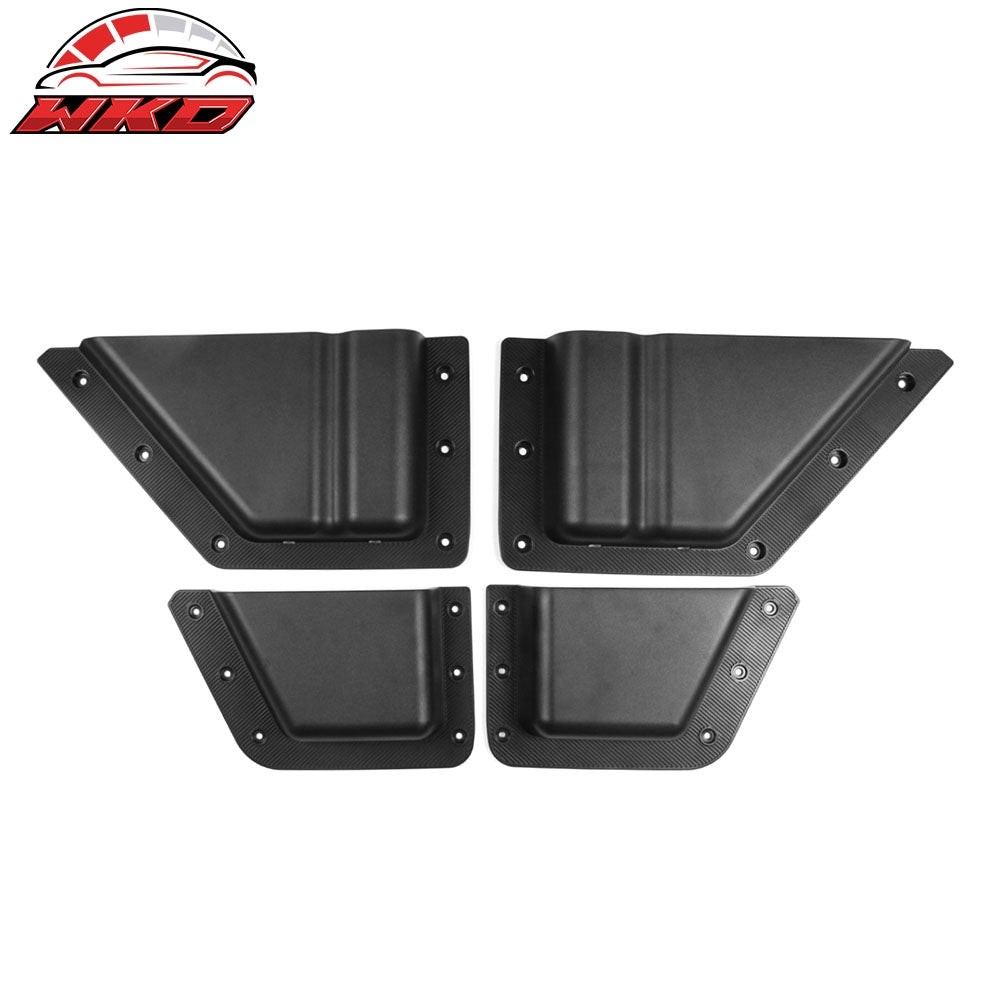 2021-26 Ford Bronco 4Dr Black Front & Rear Door Storage Pockets Box TPE + ABS | Wholesale