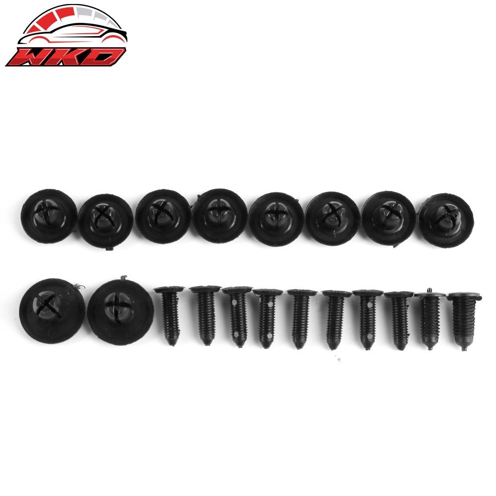 Fits 16-20 Honda Civic 10th Gen Engine Bay Hole Cover Long Version Side Panel