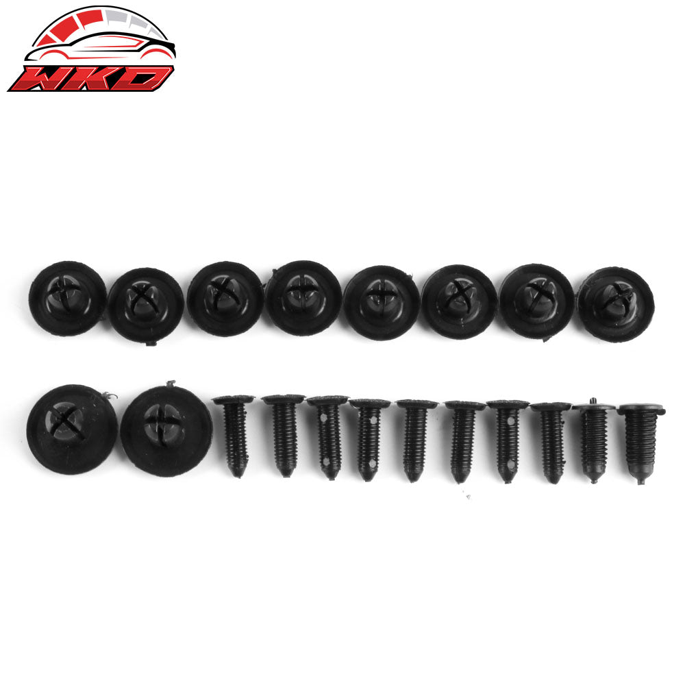 Fits 16-20 Honda Civic 10th Gen Engine Bay Hole Cover Long Version Side Panel