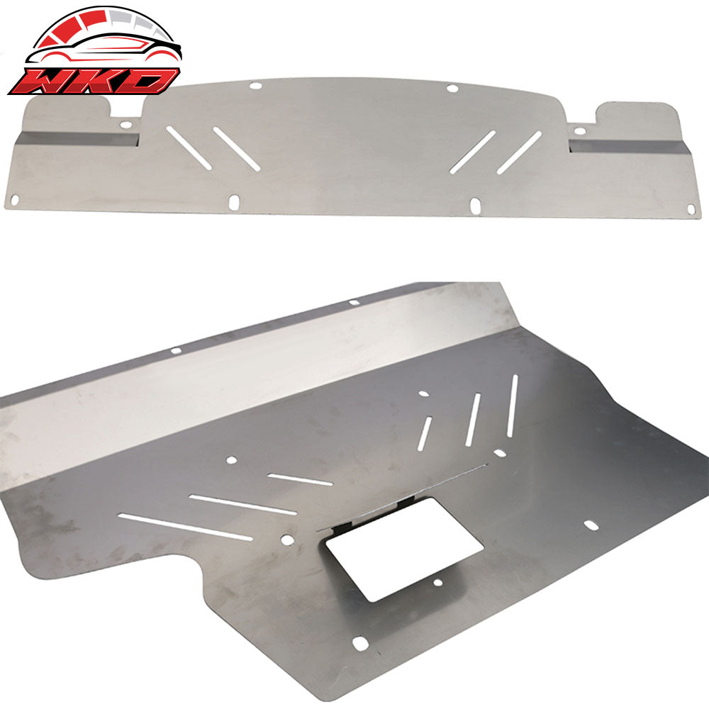 Fit 15-17 Subaru WRX Aluminum Engine Splash Shield Under Tray Skid Plate