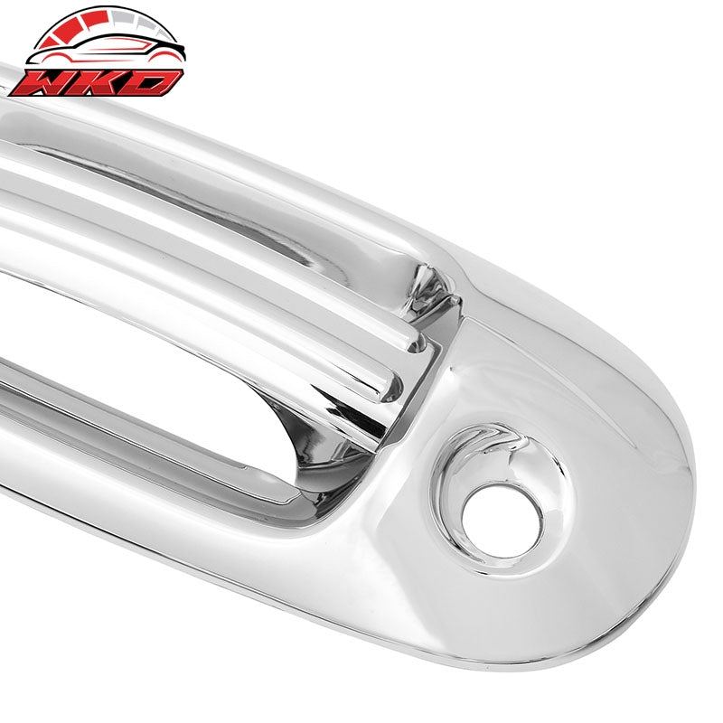 Fits 03-17 Expedition Navigator Front Rear Door Handle Cover W/ 1-Keyhole Chrome