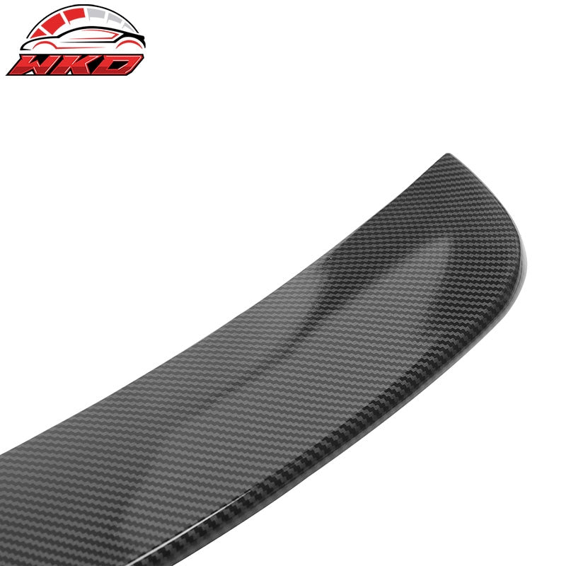 Fits 16-19 Ford Explorer Duckbill Style Middle Trunk Spoiler Carbon Fiber Print
