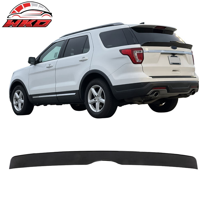 Wholesale  16-19 Ford Explorer Duckbill Style Rear Trunk Middle Spoiler ABS Gloss Black