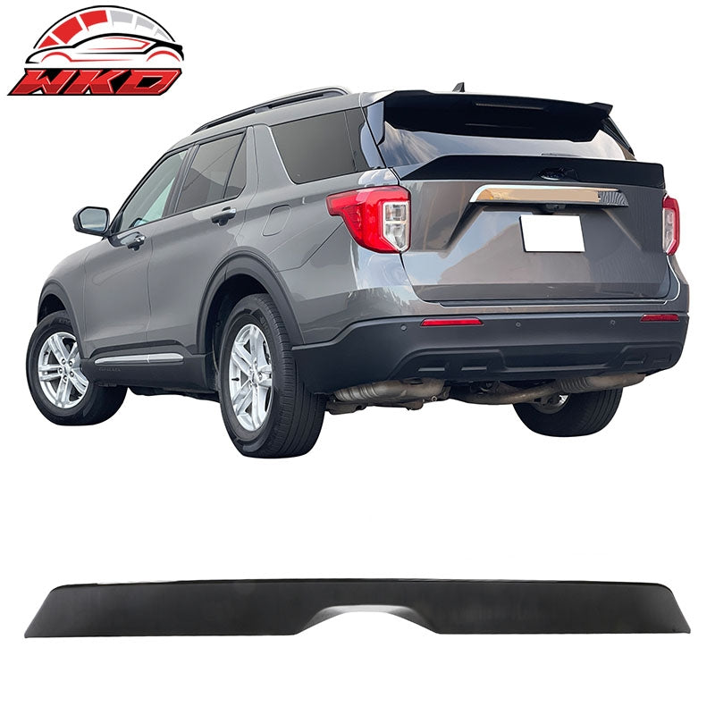 Wholesale 20-24 Ford Explorer Gloss Black Duckbill Style Trunk Spoiler Middle Lip ABS