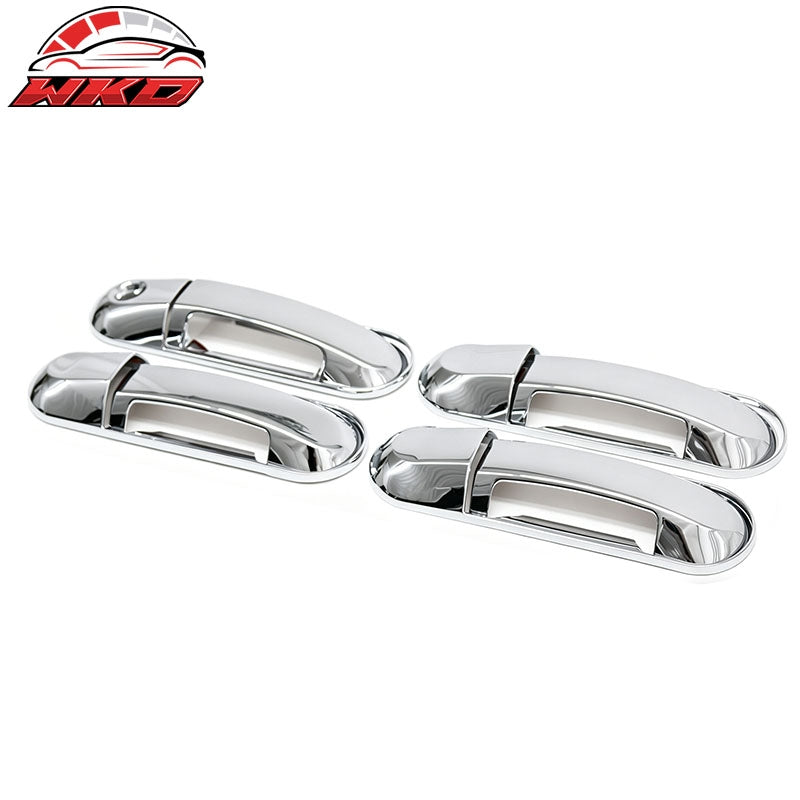 Fits 02-10 Explorer Mountaineer Aviator Door Handle Cover Trim W/ 1-Keyhole ABS