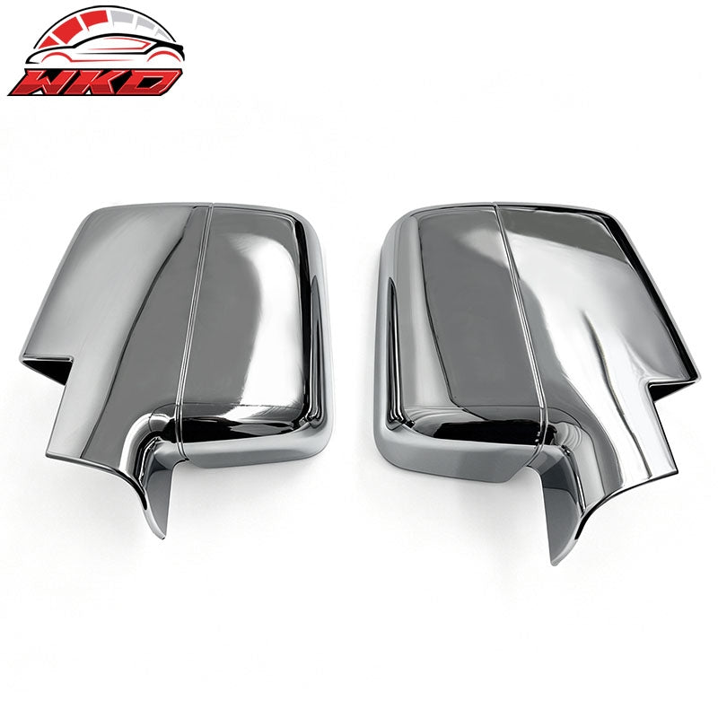 Fits 04-08 F-150 Lariat/FX4/XLT & Mark LT Rear Side View Mirror Cover Chrome ABS