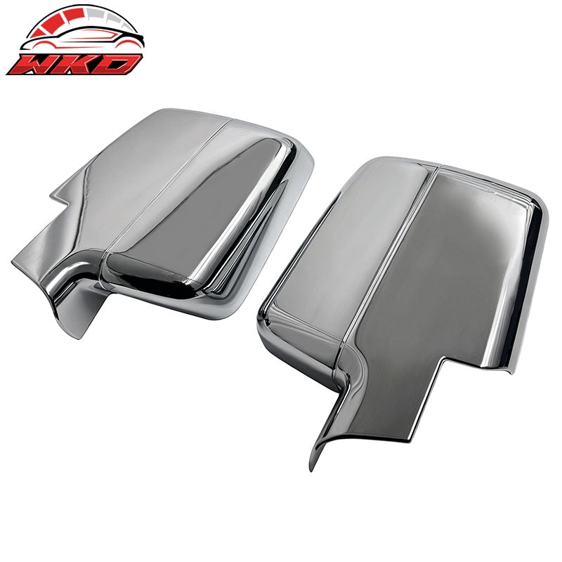 Fits 04-08 F-150 Lariat/FX4/XLT & Mark LT Rear Side View Mirror Cover Chrome ABS