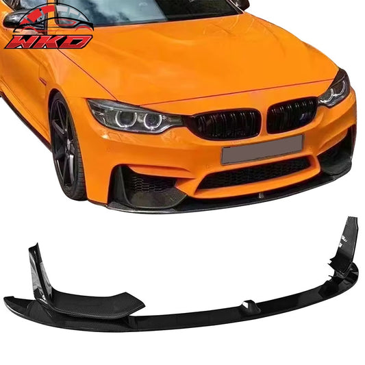 Wholesale For 15-20 F80 M3 F82 M4 MP Style Front Bumper Lip Spoiler Carbon Fiber Print ABS - Wikond Auto