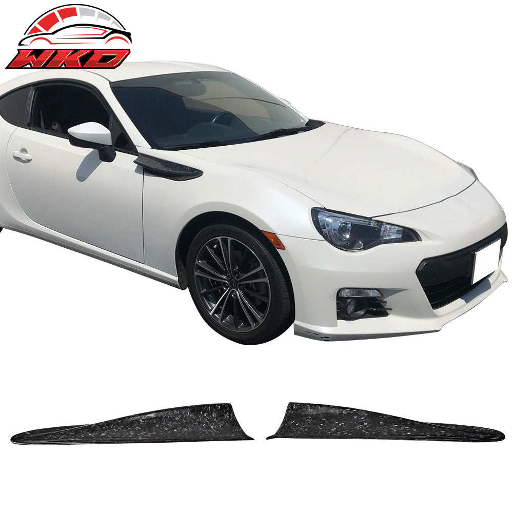 Fits 13-20 Scion FRS/Subaru BRZ/Toyota 86 Fender Cover Matte Forged Carbon Fiber