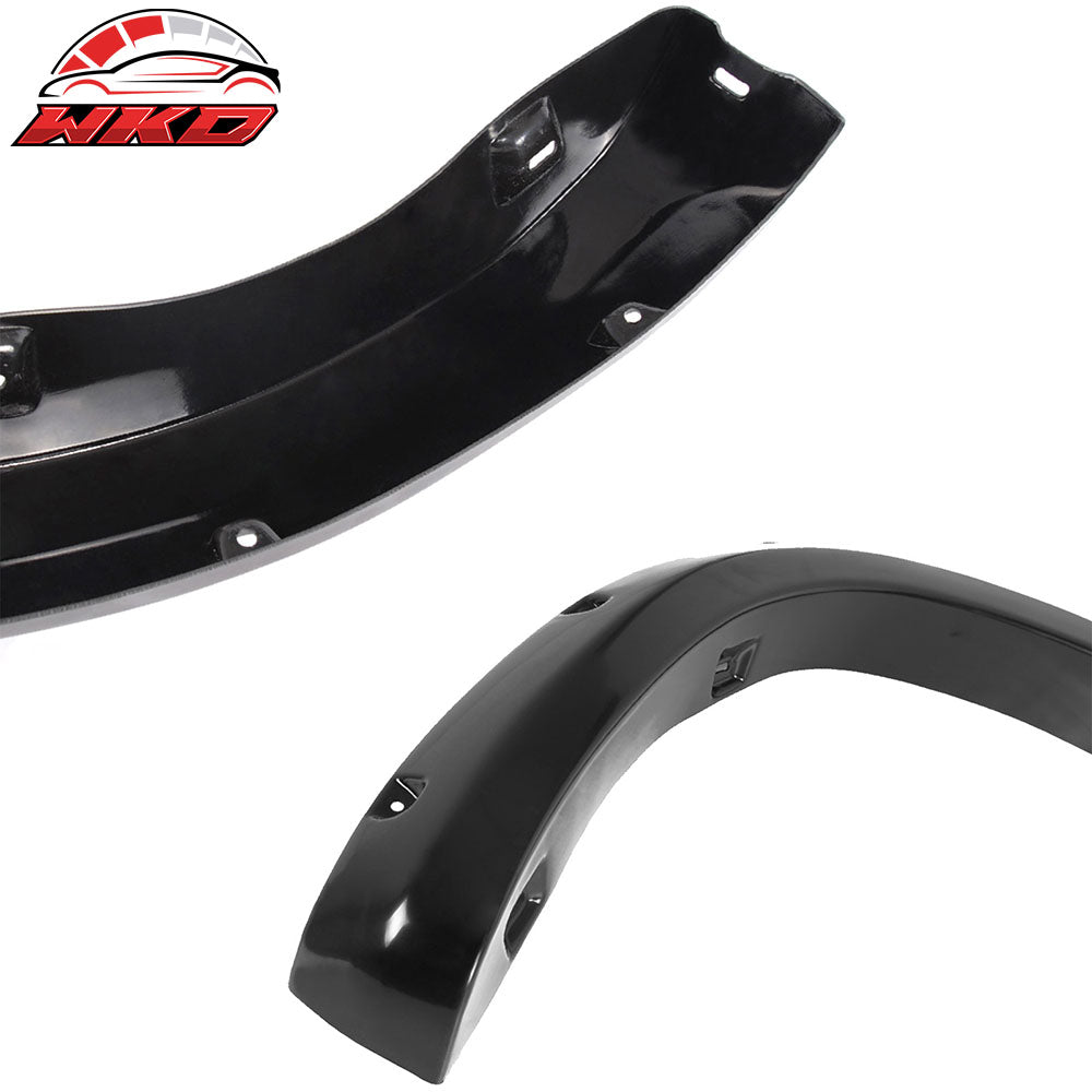 Fits 07-13 Toyota Tundra Pocket Style Fender Flare Wheel Protector Cover 4PC ABS
