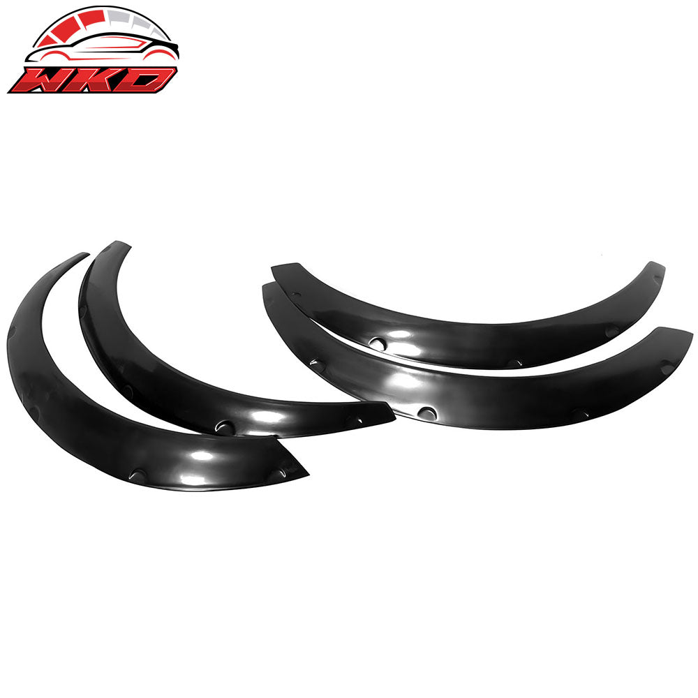 Fits 84-92 BMW E30 3-Series Coupe MDP Style Fender Flares Sanded Wheel Covers PU