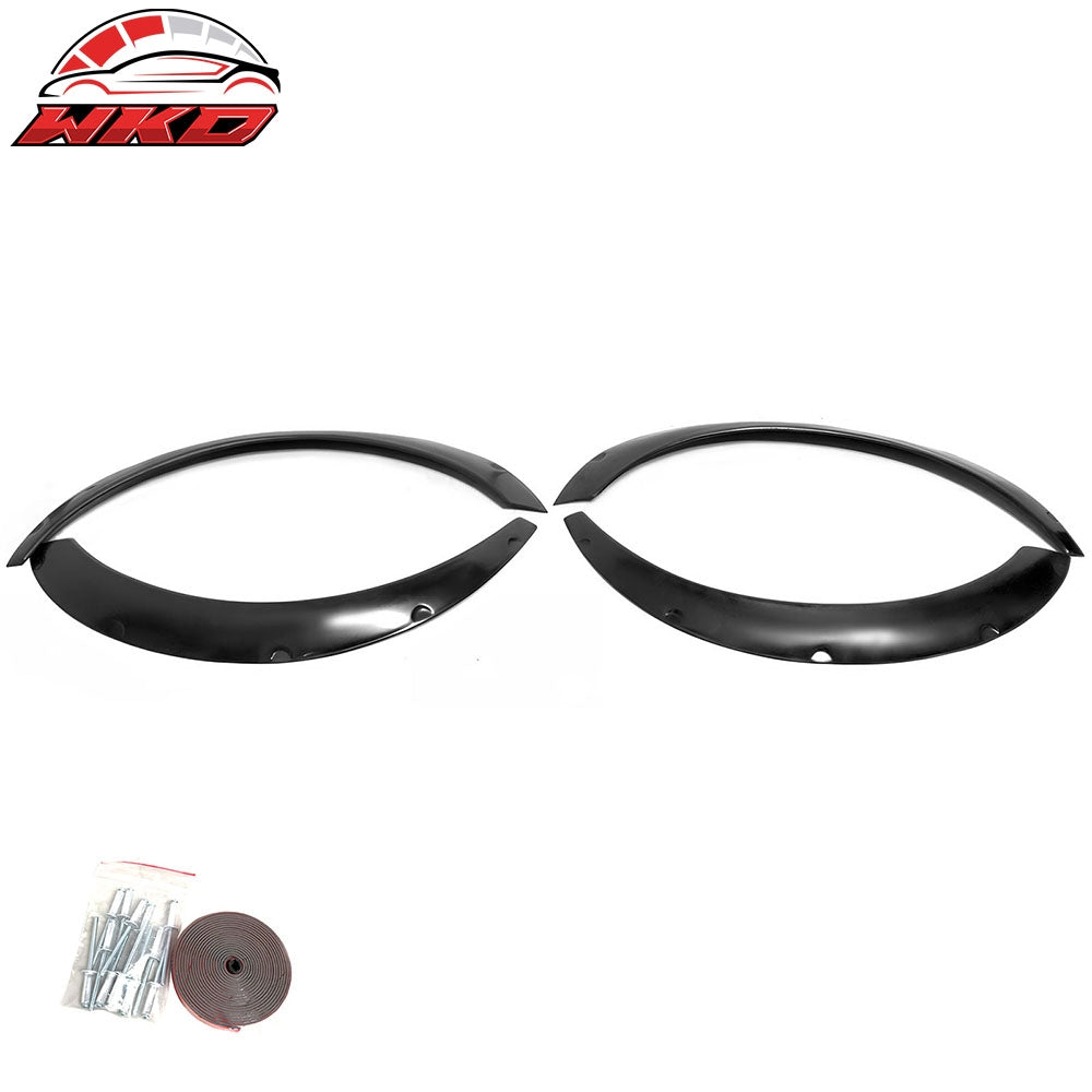 Fits 84-92 BMW E30 3-Series Coupe MDP Style Fender Flares Sanded Wheel Covers PU
