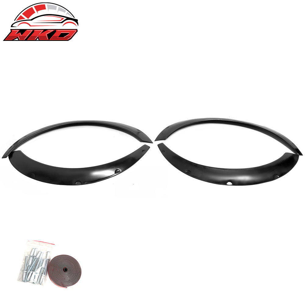 Fits 84-92 BMW E30 3-Series Coupe MDP Style Fender Flares Sanded Wheel Covers PU