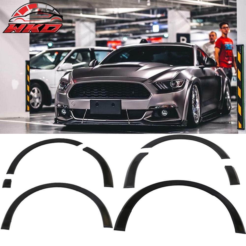 Fits 15-17 Mustang Front + Rear 4 Wheels Street Fender Flares Painted