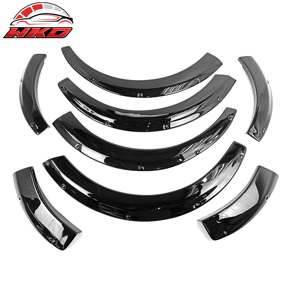 Fits 19-23 Toyota Corolla Auris TOMS Style Fender Flares Painted #218 Black 8PCS