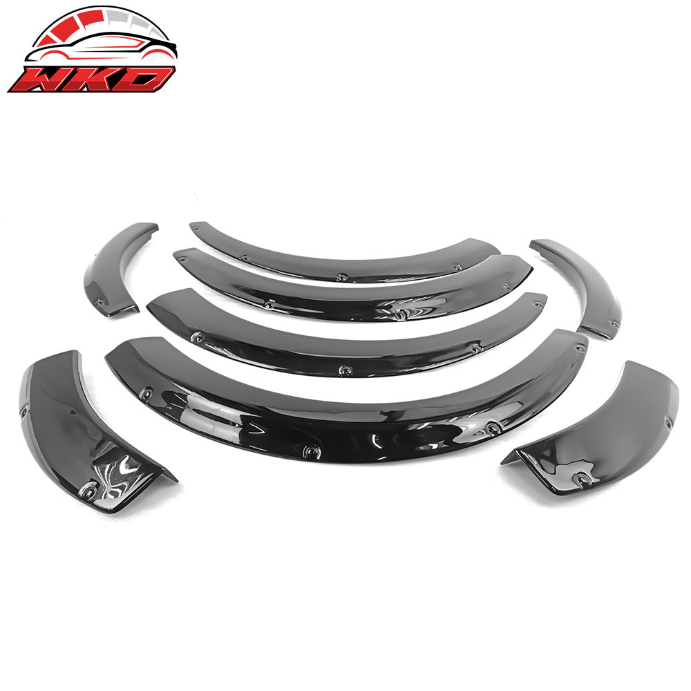 Fits 19-23 Toyota Corolla Auris TOMS Style Fender Flares Painted #218 Black 8PCS