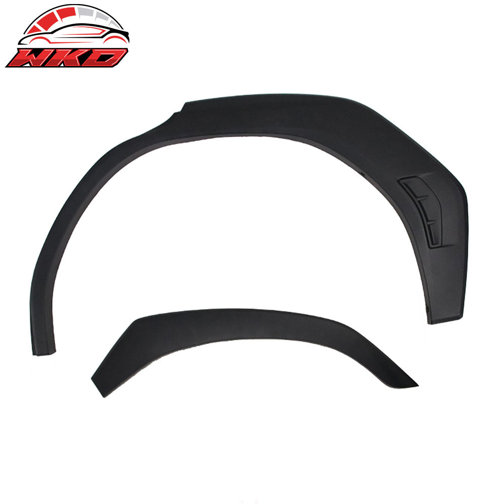 Fits 22-25 Subaru WRX Sedan 4DR Fender Flares Wheel Covers Matte Black PP 8PCS