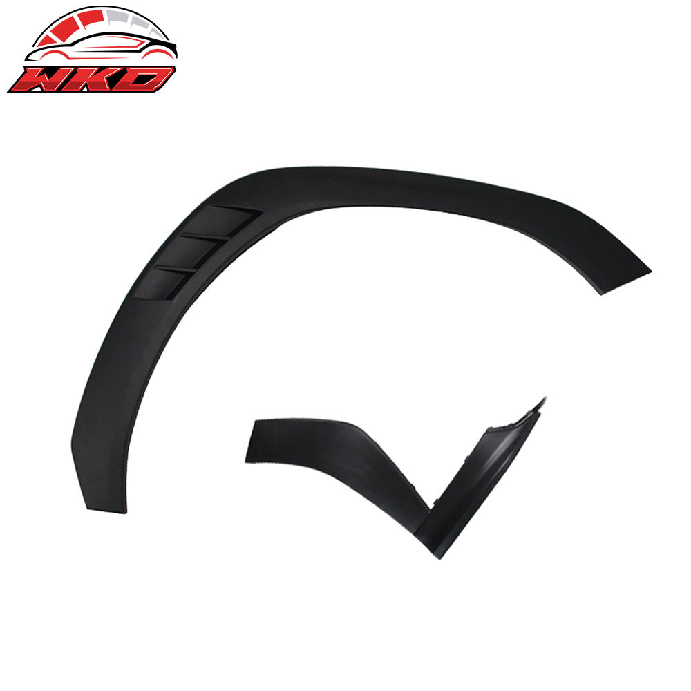 Fits 22-25 Subaru WRX Sedan 4DR Fender Flares Wheel Covers Matte Black PP 8PCS