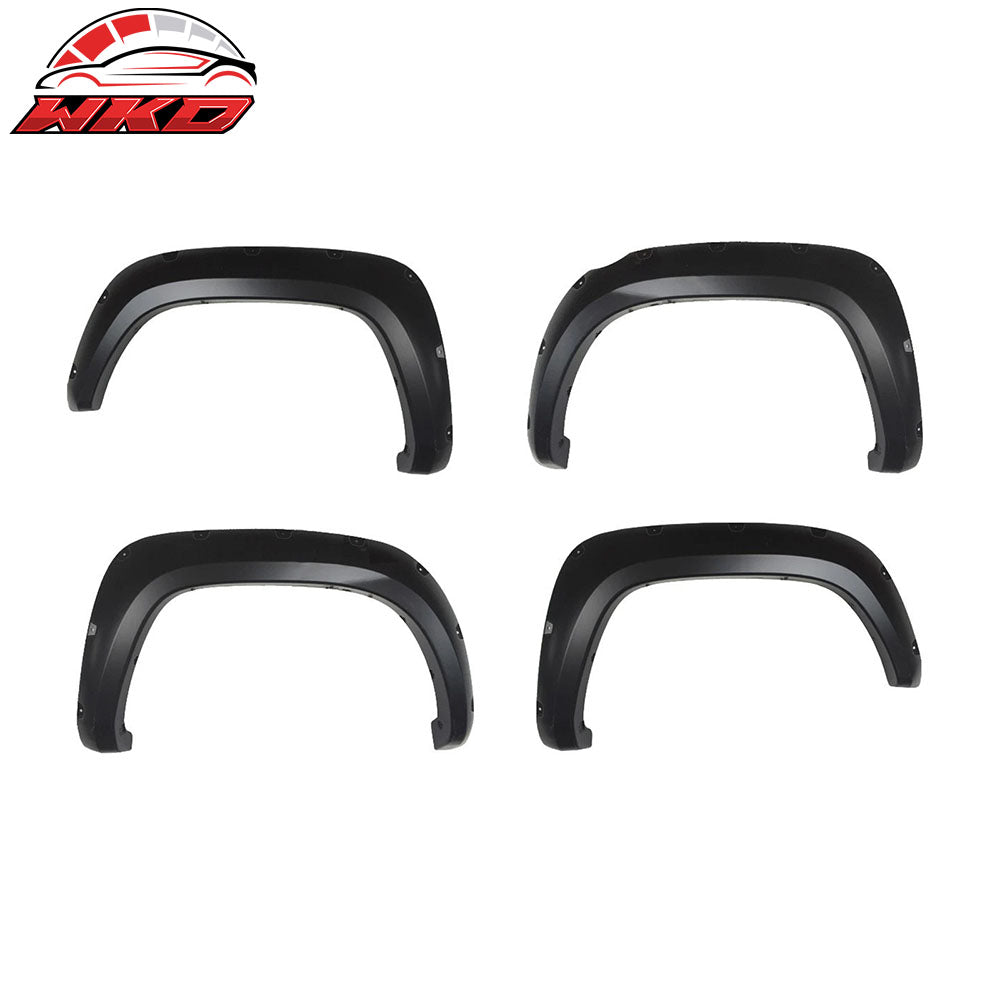 16-17 Toyota Tacoma Pocket Rivet Bolt Style Fender Flares Wheel Covers ABS | Wholesale