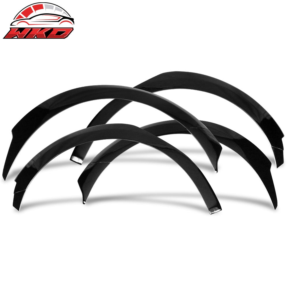 17-23 Tesla Model 3 Fender Flares Wheel Strip Trim Gloss Black 8PC - FRP | Wholesale