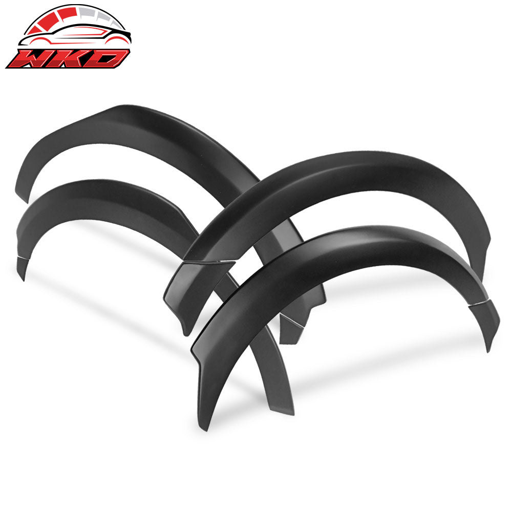 17-23 Tesla Model 3 Fender Flares Wheel Strip Trim Matte Black 8PC - FRP | Wholesale