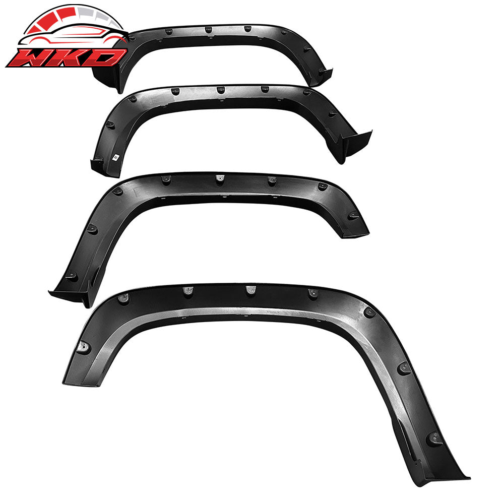 Fits 20-22 Chevy Silverado 2500 HD Pocket Riveted Style Fender Flares Cover PP