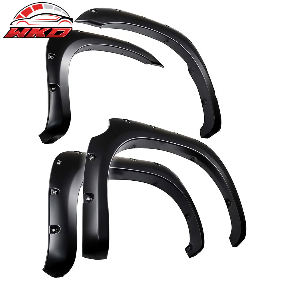 Fits 07-13 Toyota Tundra Short Bed Pocket Rivet Bolt Style Wheel Fender Flares