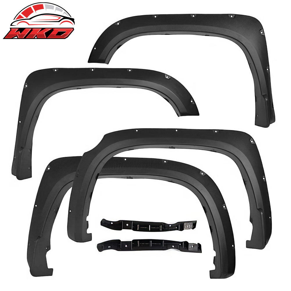 14-20 Toyota Tundra Pocket Rivet Bolt Style Fender Flares Wheel Covers ABS | Wholesale