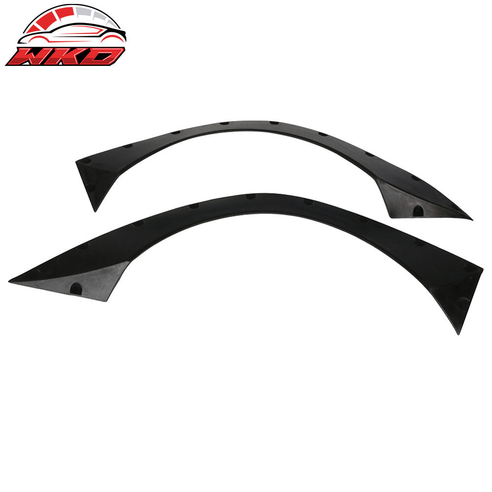 Universal 40.5"x17.5" RB Style Rear Fender Flares Wheel Arch Cover Guard Kit PU
