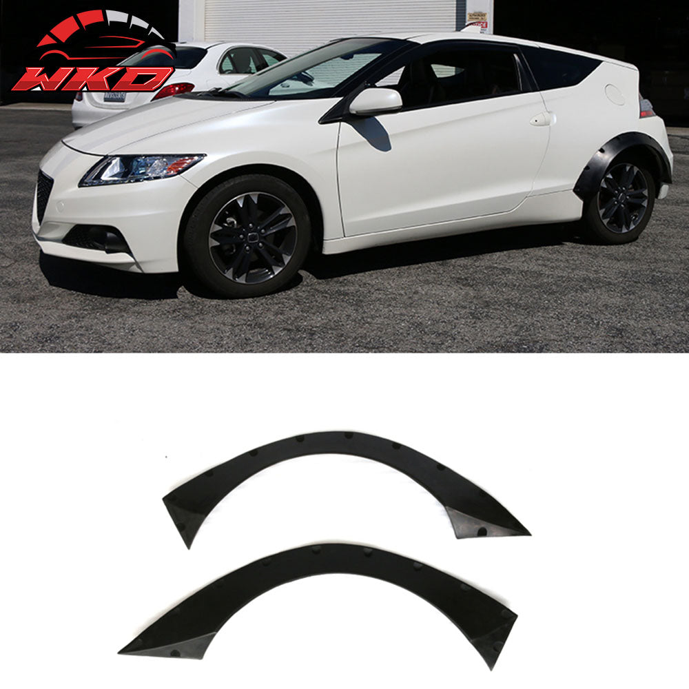 Fits 11-16 Honda CR-Z RB Style Rear Extra Wide Body Fender Flares Wheel Arch PU