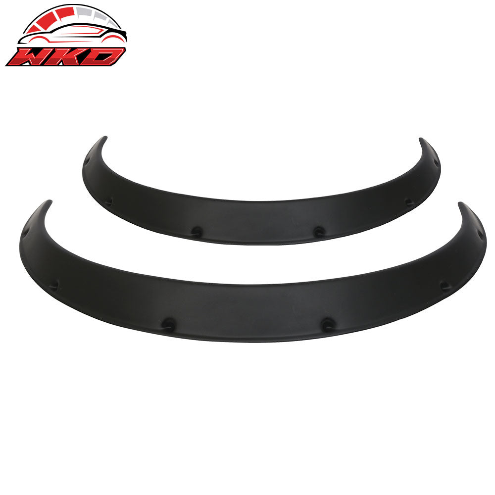 50MM Car Front Tires Wide Body Fender Flares Cover Universal 2x Wheel Arches Kit