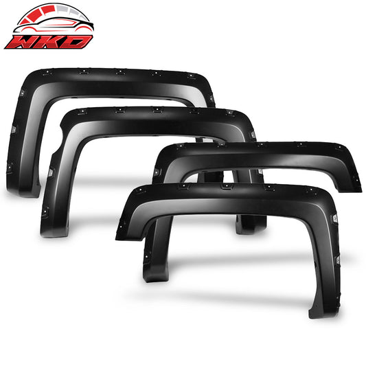2014-18 Silverado Short Bed Fleetside Pocket Rivet Fender Flares PP Smooth | Wholesale
