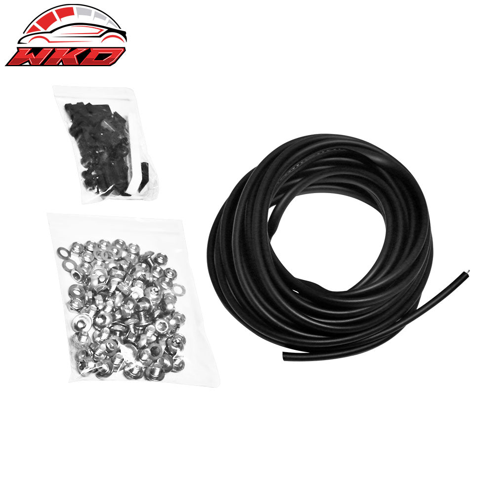 Fits 14-18 Silverado Short Bed Fleetside Pocket Rivet Fender Flares PP Smooth