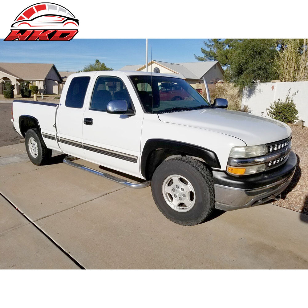 Fits 99-06 Chevy Silverado/GMC Sierra OE Style 4PCS Fender Flares Wheel Cover PP