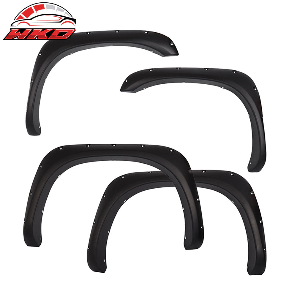 2002-08 Dodge Ram 1500 2500 3500 Pocket Rivet Style Fender Flares PP Textured | Wholesale